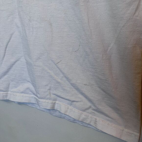 Vintage Big Cedar Lodge Shirt Mens Large White Embroidered Graphic Made in USA - Picture 6 of 8